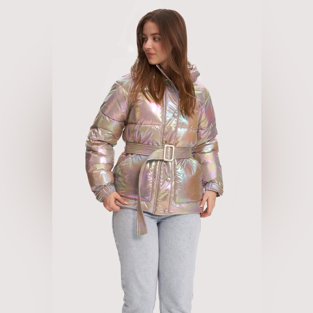 Noize Iridescent Puffer Jacket - Picture 5 of 16